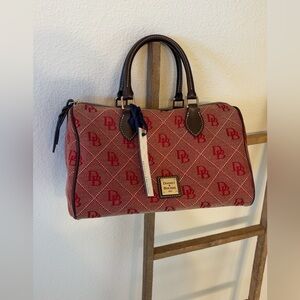 BRAND NEW WITH TAGS Dooney & Bourke Red and Brown purse.